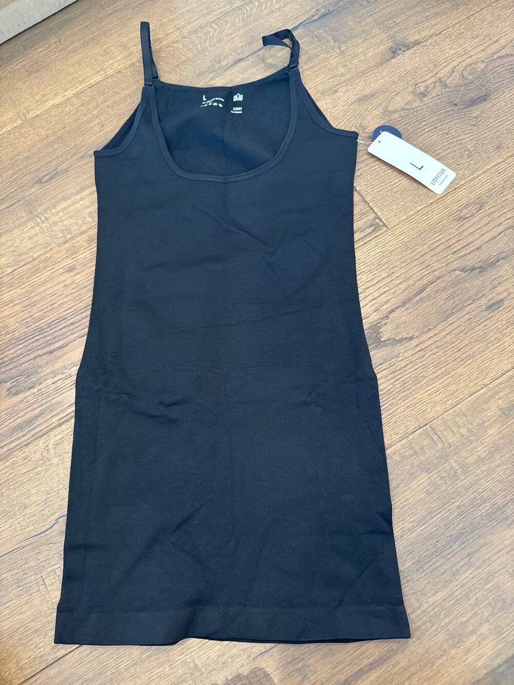 Empetua Comfort, All Day Everyday Open Bust Shaper Slip Dress Black 2XL NWT